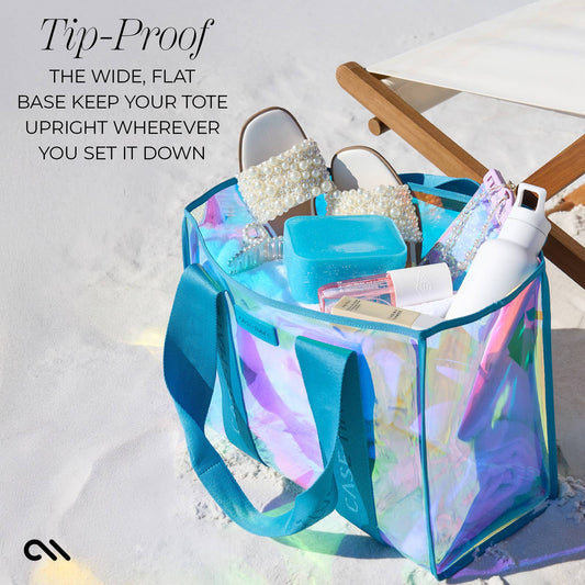 Case-Mate Emerald Blue Soap Bubble Jelly Tote Bag