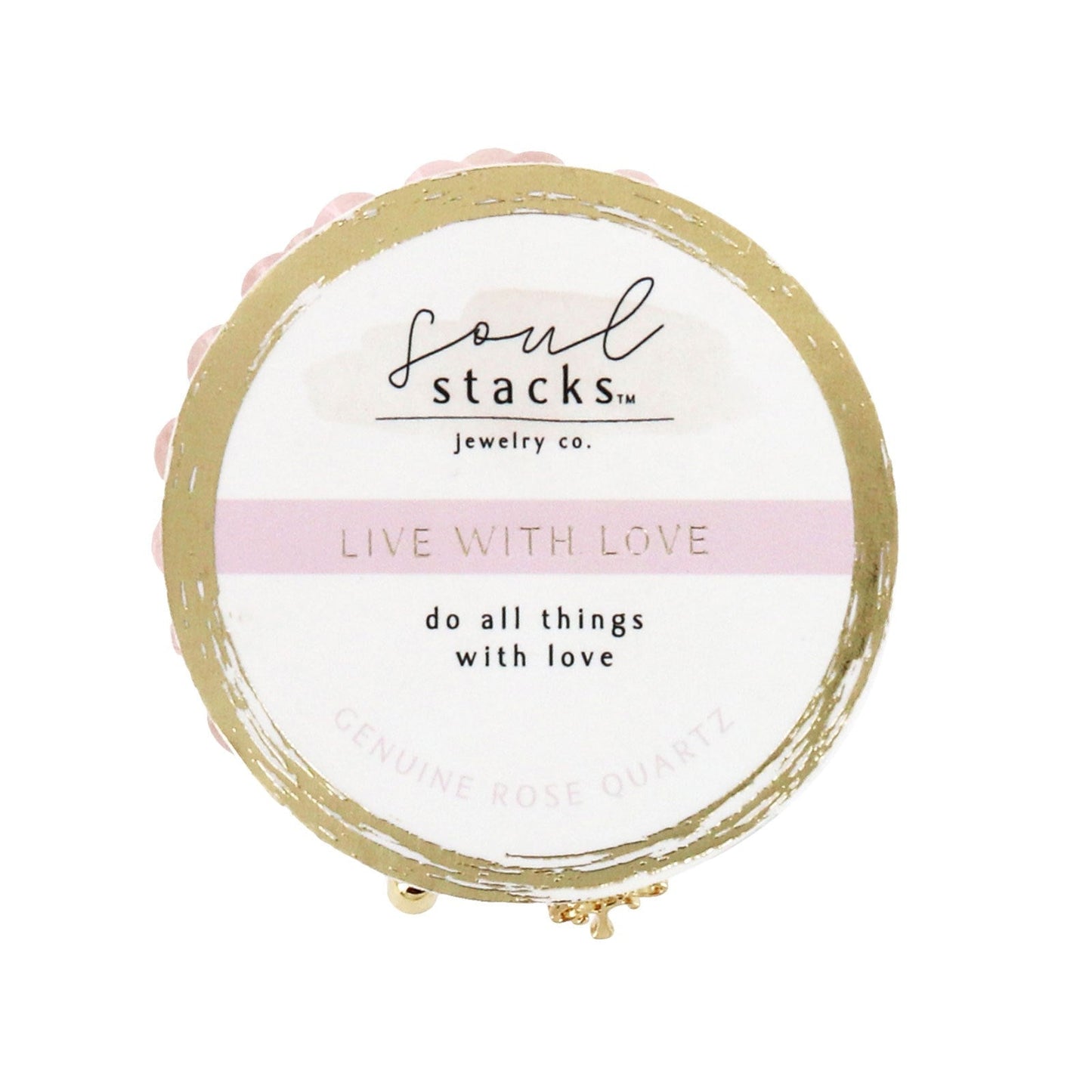 Soul Stacks Rose Quartz Bracelet - Love