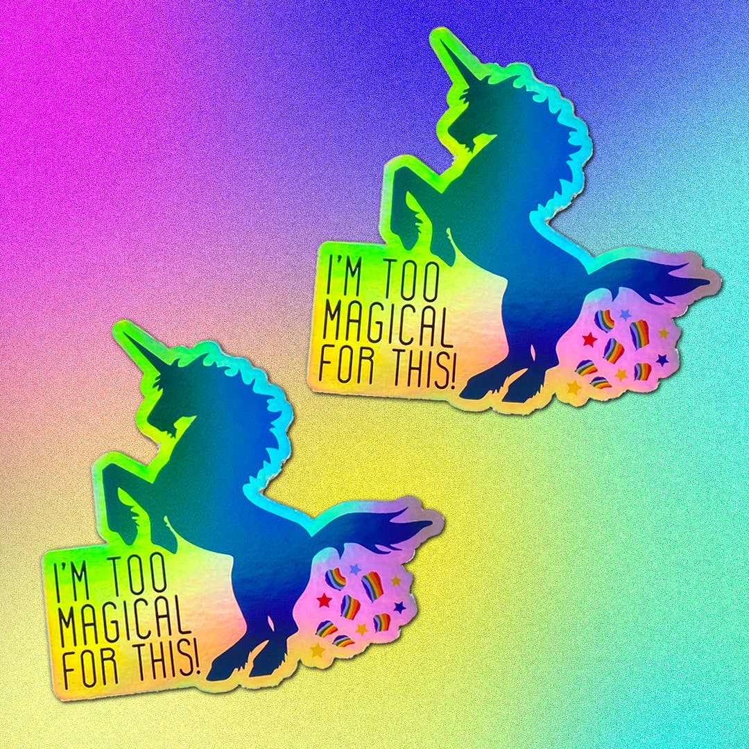 I'm Too Magical For This Vinyl Sticker 10 Pack Christmas Gifts