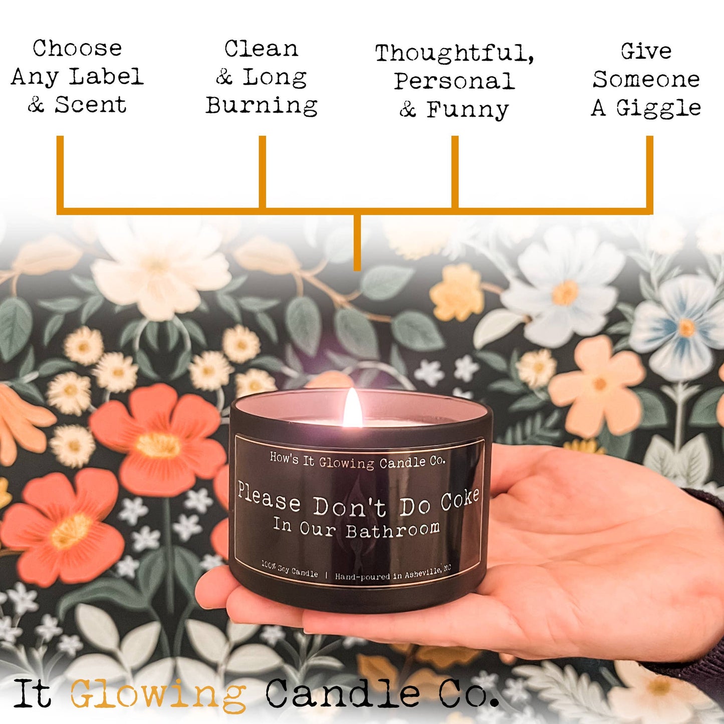 Classy, Sassy & A Bit Bad Assy | Fun 100% Natural Soy Candle