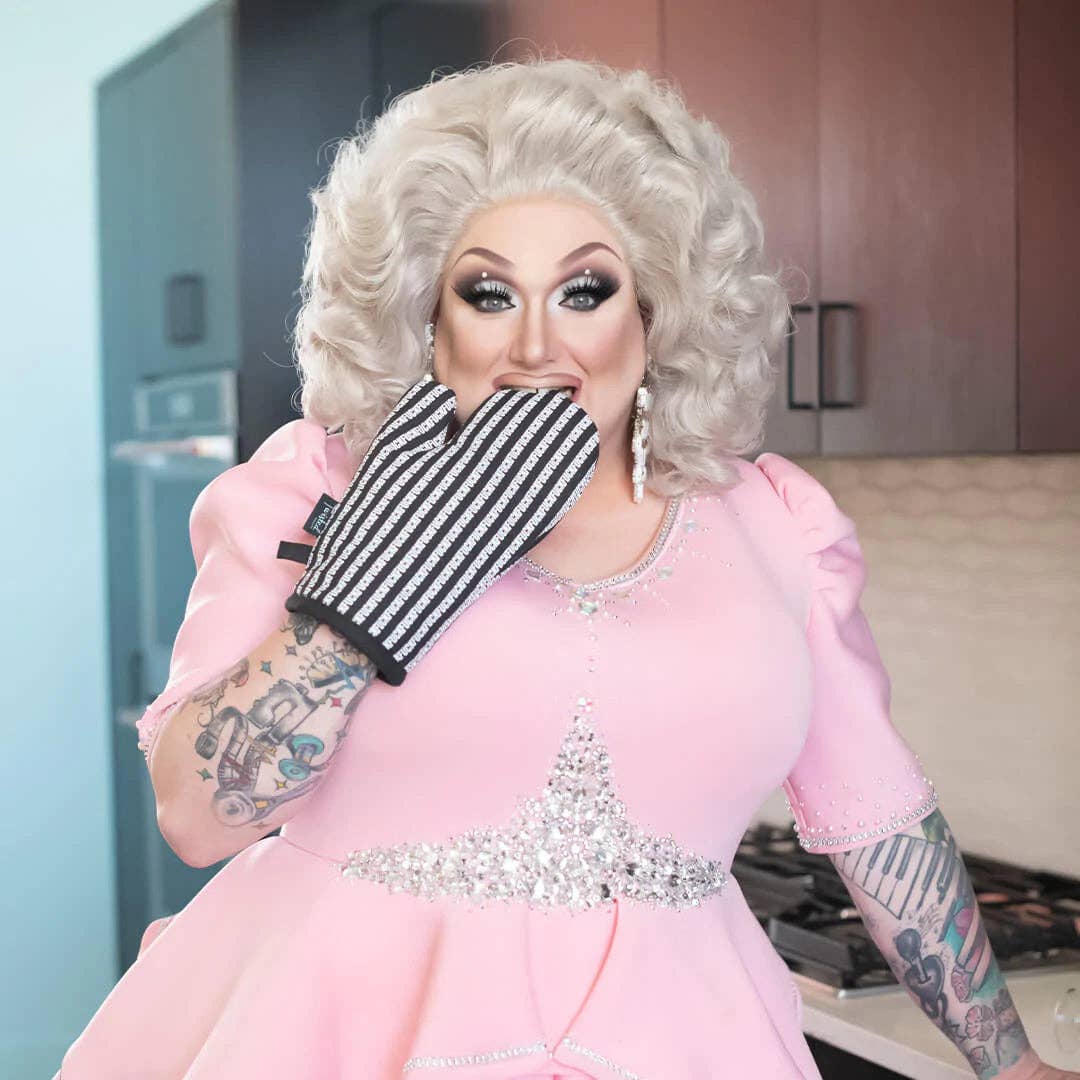Fuck Stripe Oven Mitt