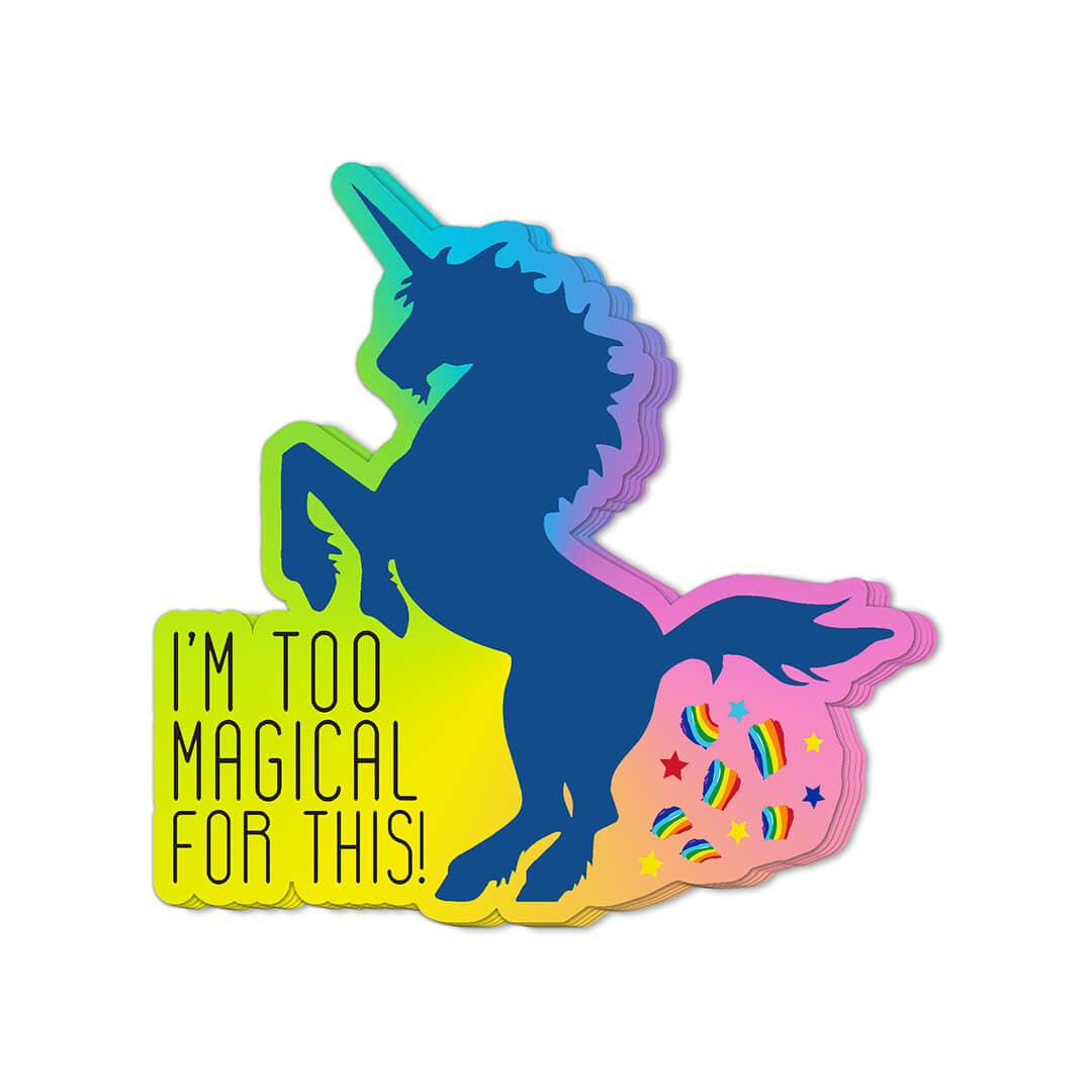 I'm Too Magical For This Vinyl Sticker 10 Pack Christmas Gifts