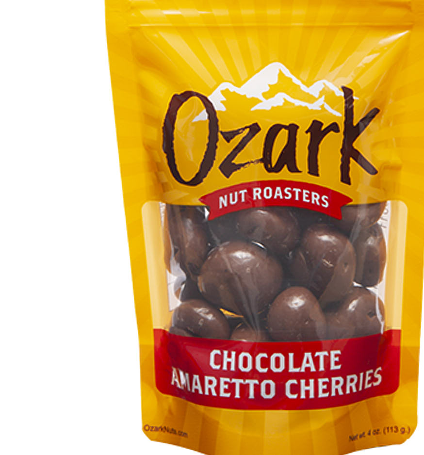 Ozark Nut Roasters Chocolate Amaretto Cherries 3.5 oz