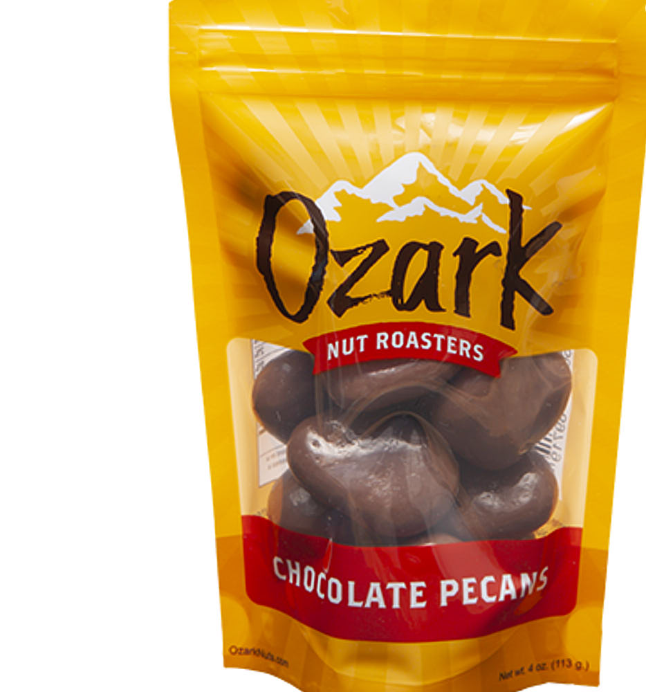 Ozark Nut Roasters Chocolate Pecans 4oz