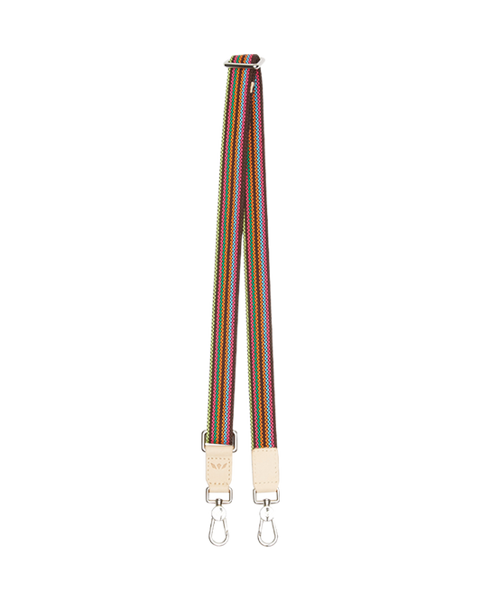 Brown Slim Webbing Crossbody Strap