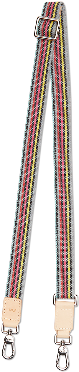 Crossbody Strap Slim Grey Webbing