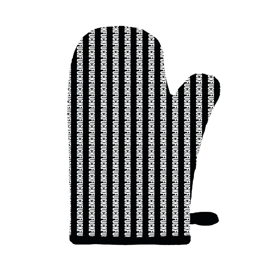 Fuck Stripe Oven Mitt