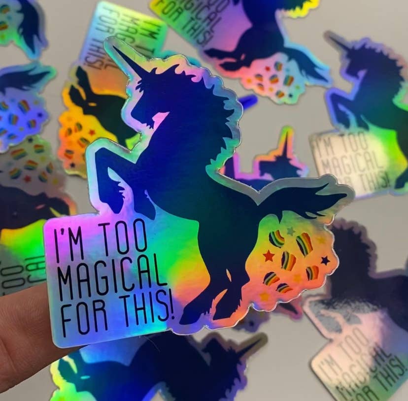 I'm Too Magical For This Vinyl Sticker 10 Pack Christmas Gifts