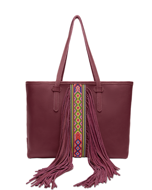 Plum Breezy Fringe