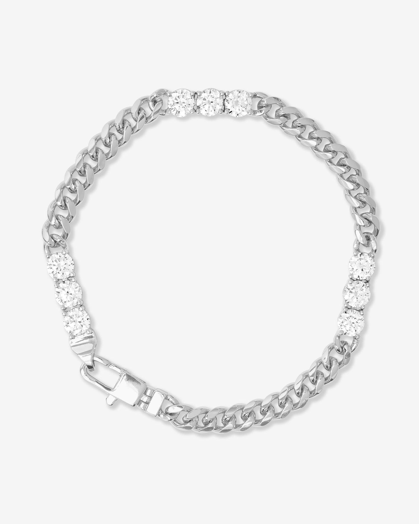 Baby Julian's Obsessed with Diamonds Bracelet - Silver|White Diamondettes