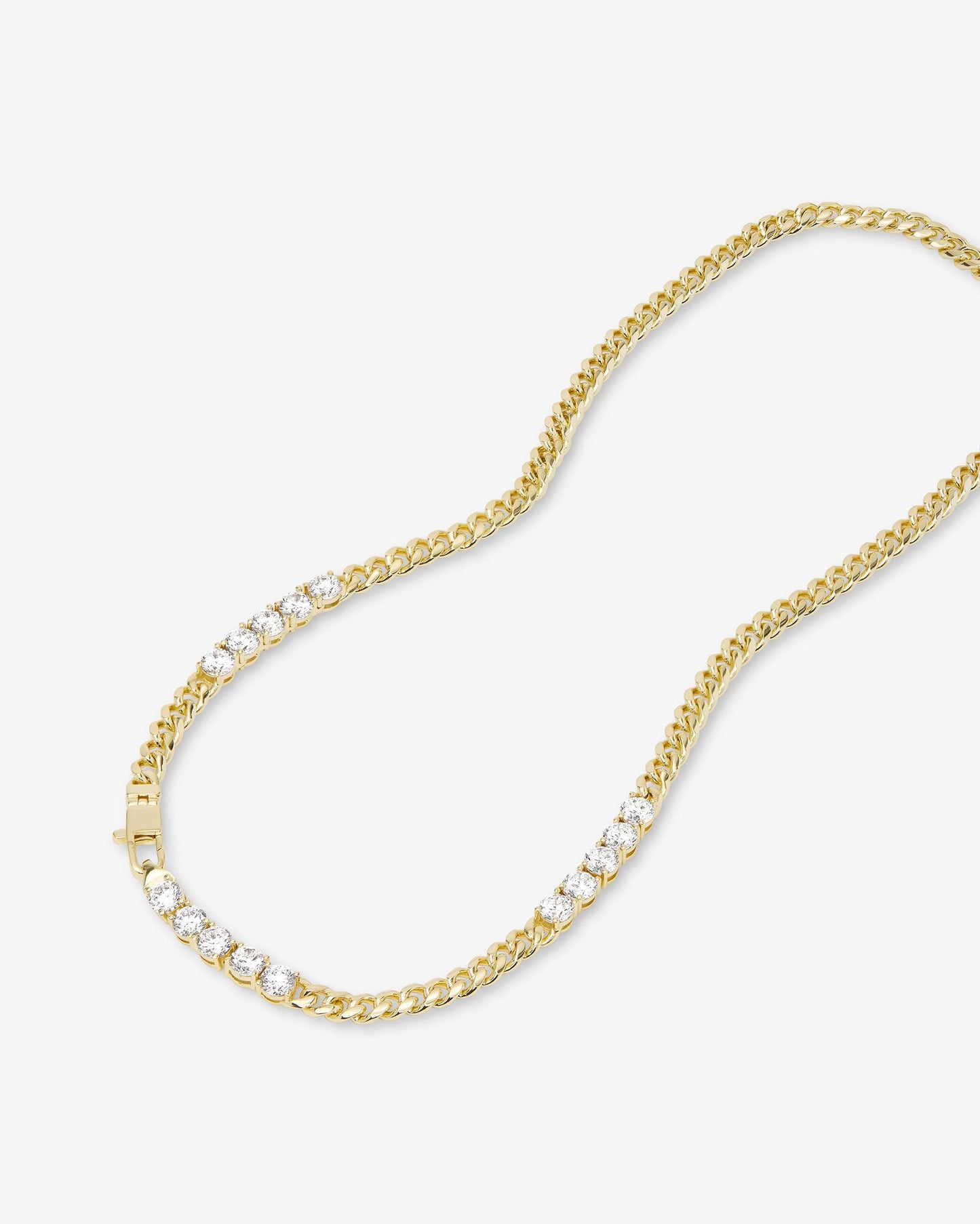 Baby Julian's Obsessed with Diamonds Necklace - Gold|White Diamondettes