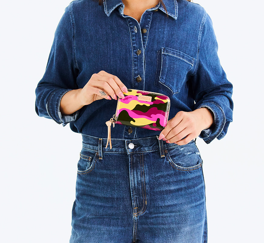 Golden Zippy Wallet