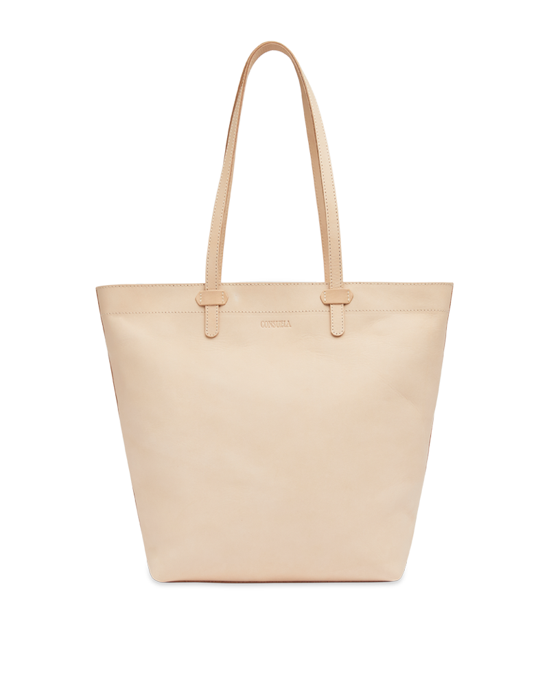 CONSUELA UNTREATED LEATHER TOTE BAG "DIEGO DAILY TOTE"