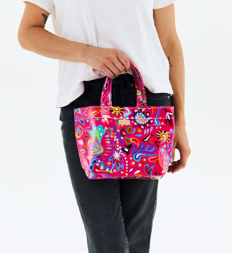Consuela Colorful Mini Utility Tote Bag
