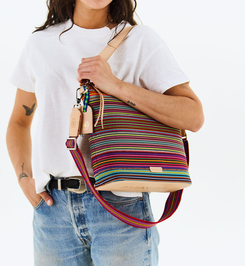Consuela Colorful Crossbody Purse Hobo Bag