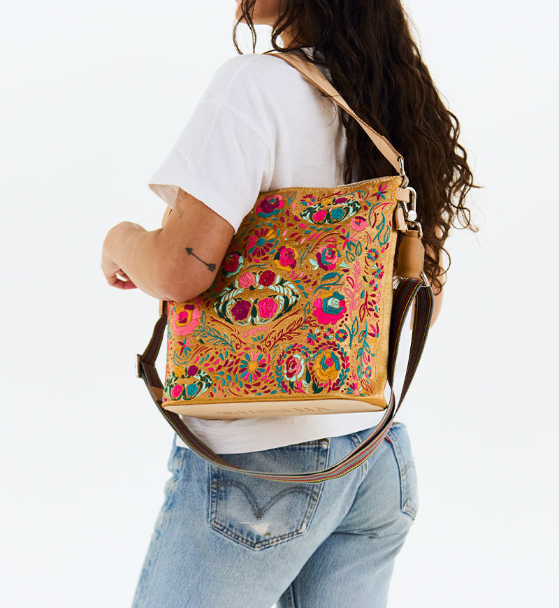 Consuela Colorful Crossbody Purse Hobo Bag