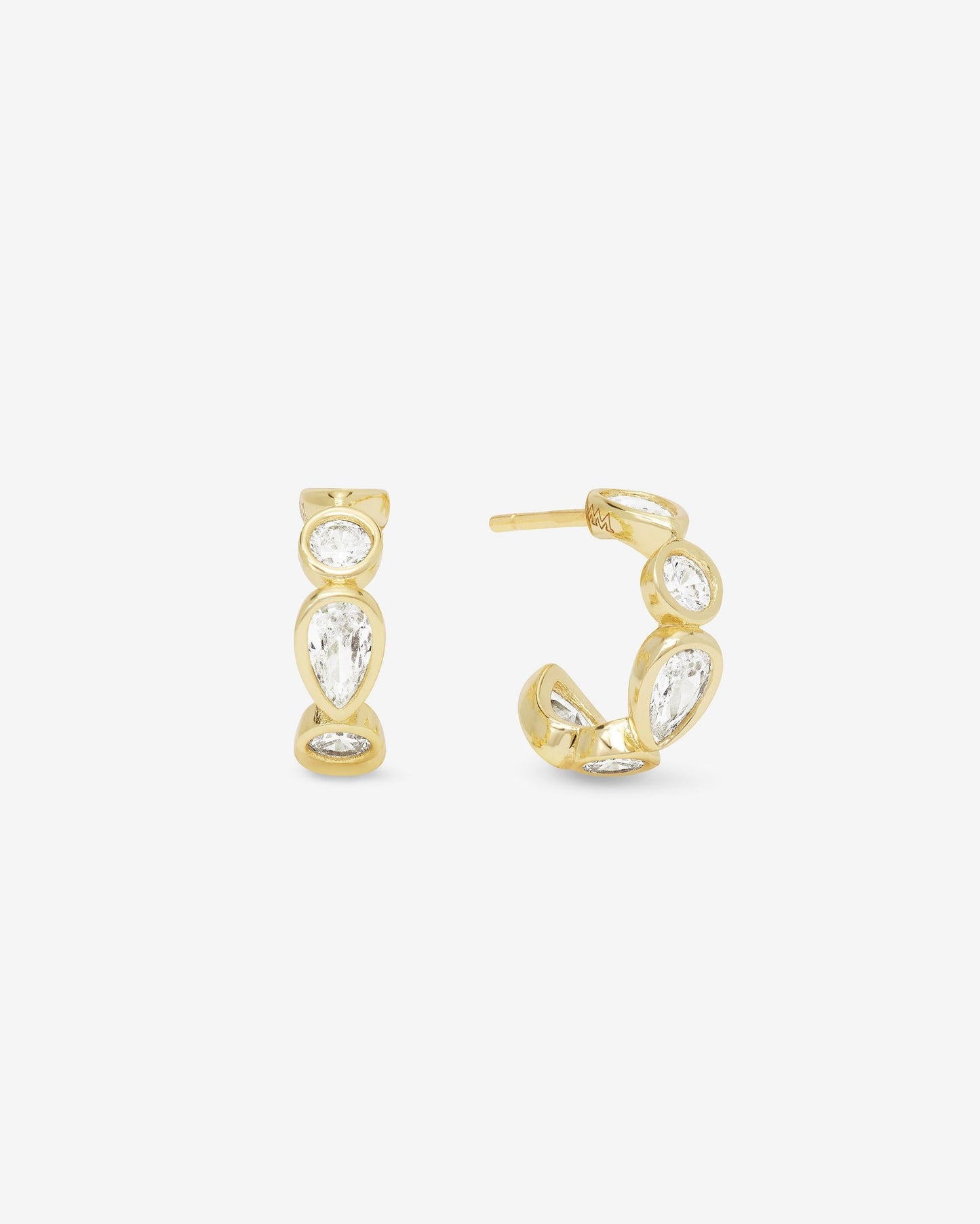 Isla Huggies - Gold|White Diamondettes