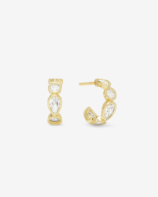Isla Huggies - Gold|White Diamondettes