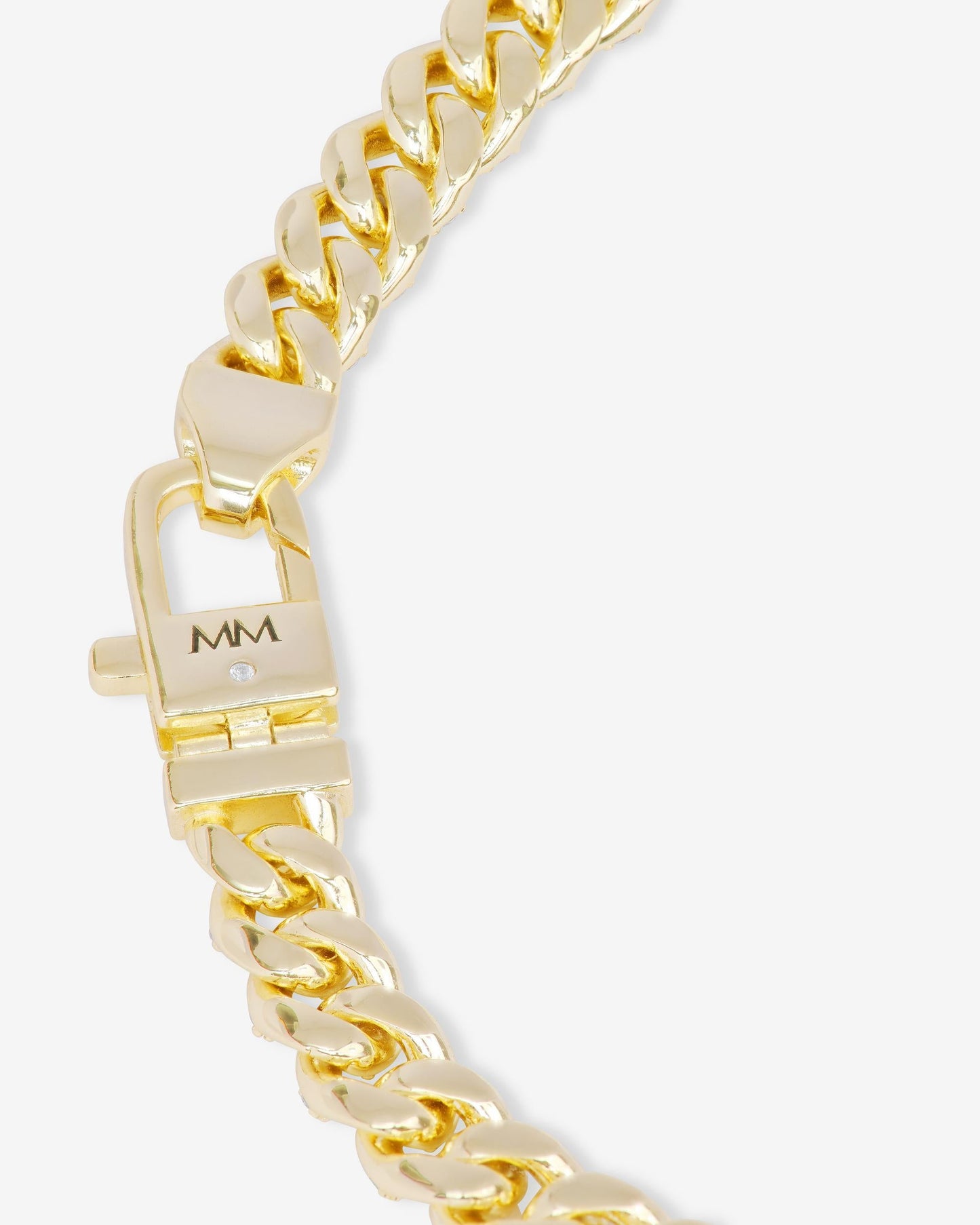 Julian Triple Diamond Necklace - Gold|White Diamondettes