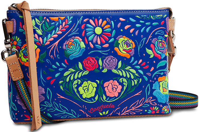 COLORFUL EMBROIDERED CROSSBODY BAG CALLED "MANGO MIDTOWN CROSSBODY"