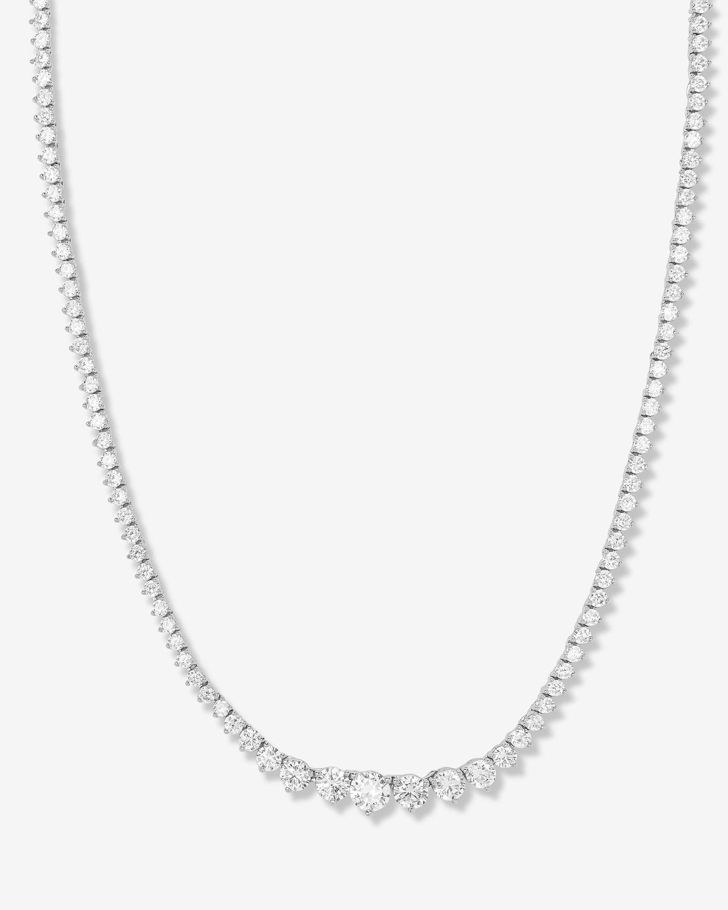 Not Your Basic Graduated Tennis Necklace