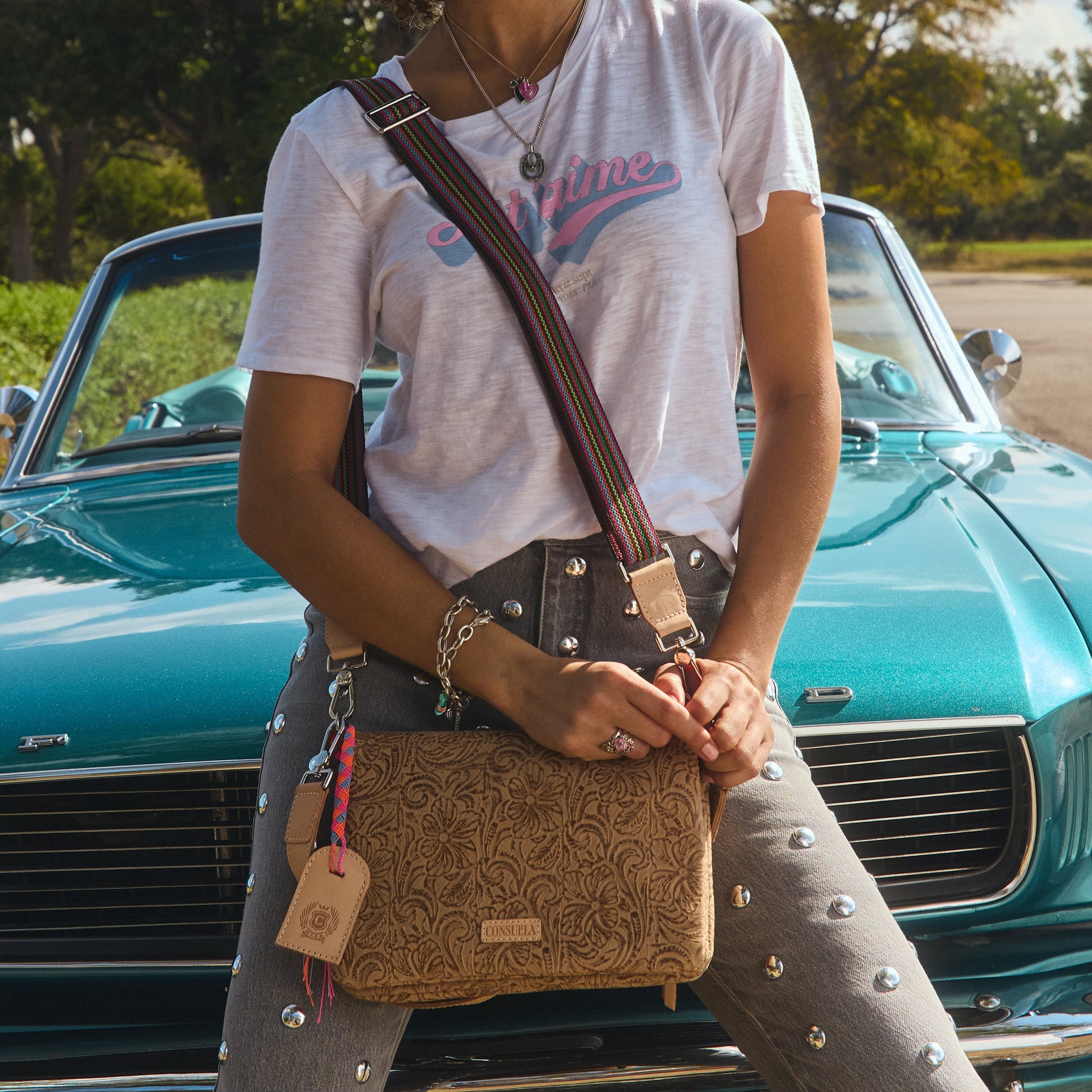 Consuela Colorful Crossbody Bag