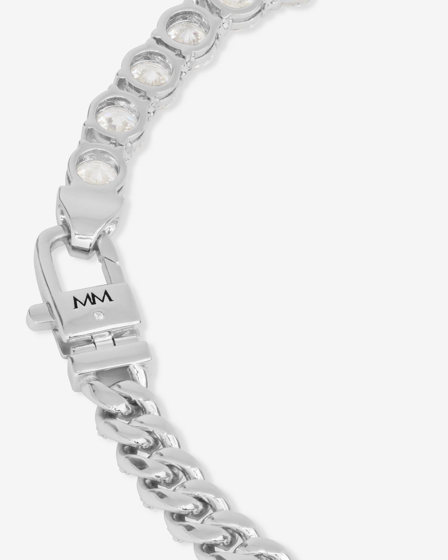 Julian REALLY Loves Diamonds Necklace - Silver|White Diamondettes
