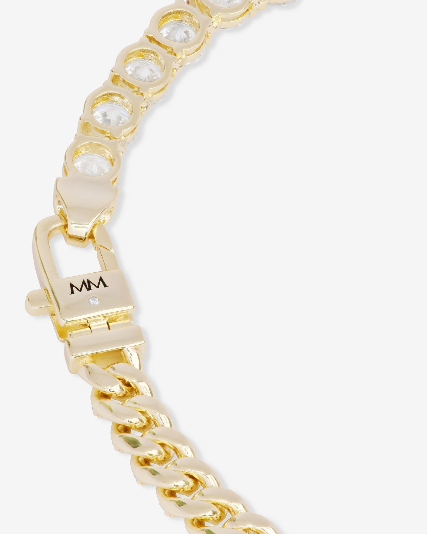 Julian REALLY Loves Diamonds Necklace - Gold|White Diamondettes