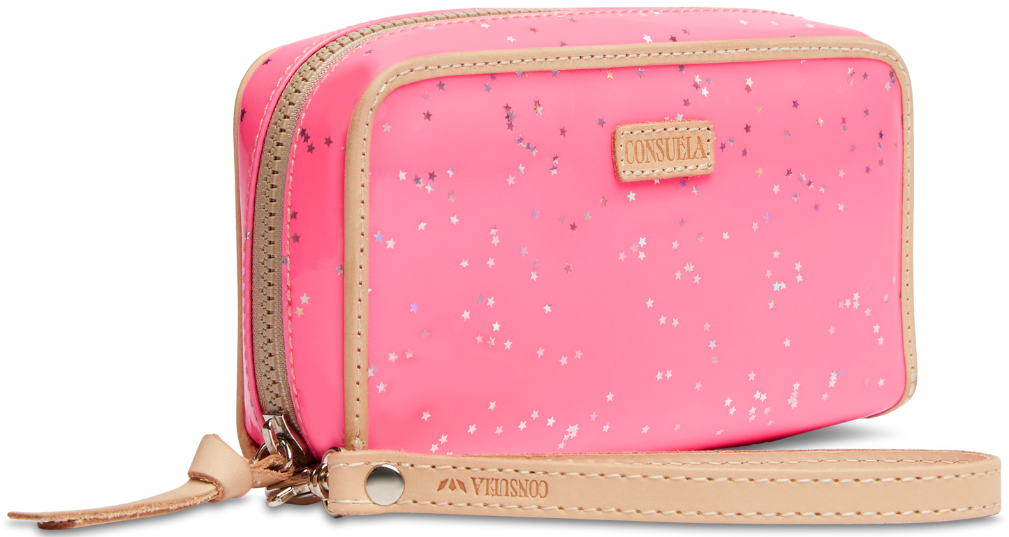 COLORFUL WALLET CALLED "SHINE WRISTLET WALLET"