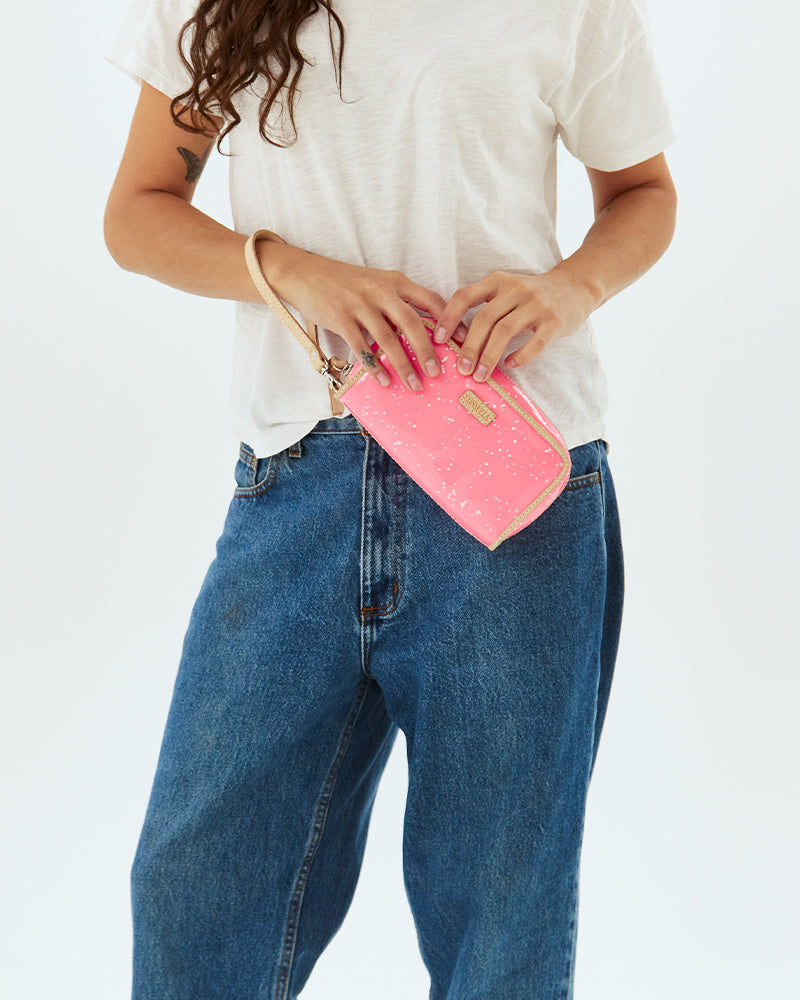 COLORFUL WALLET CALLED "SHINE WRISTLET WALLET"