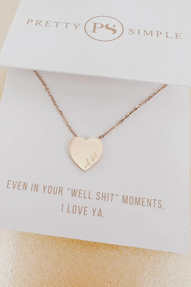 Salty Heart gift Necklace