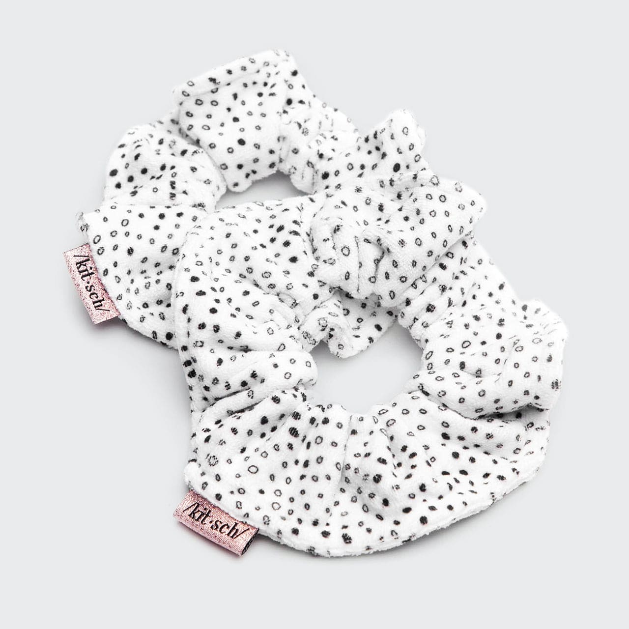 Towel Scrunchie 4 Pack - Micro Dot