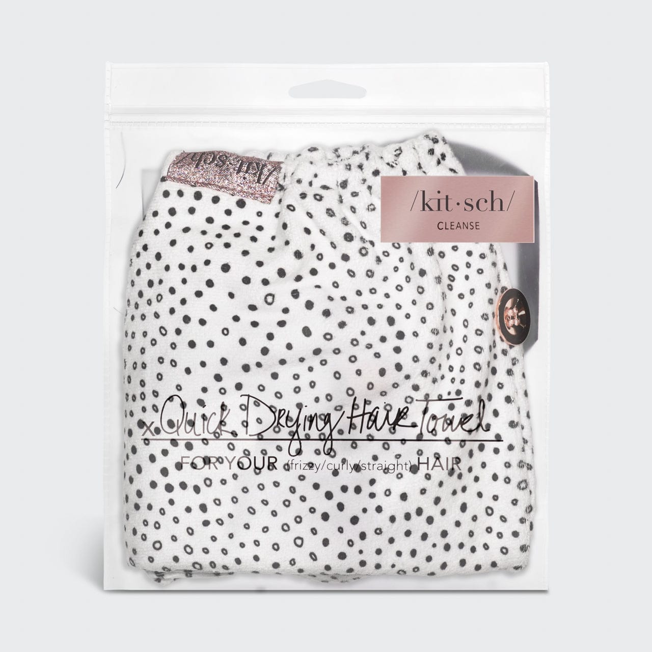 Quick Dry Hair Towel - Micro Dot