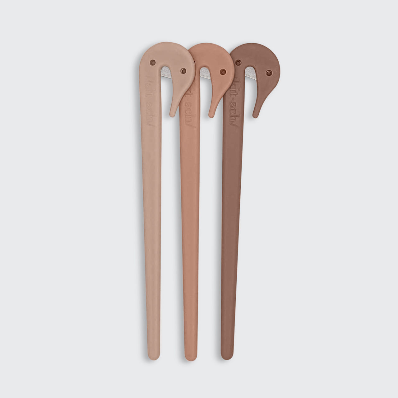 Eco-Friendly Elastic Cutters 3pc Set - Black