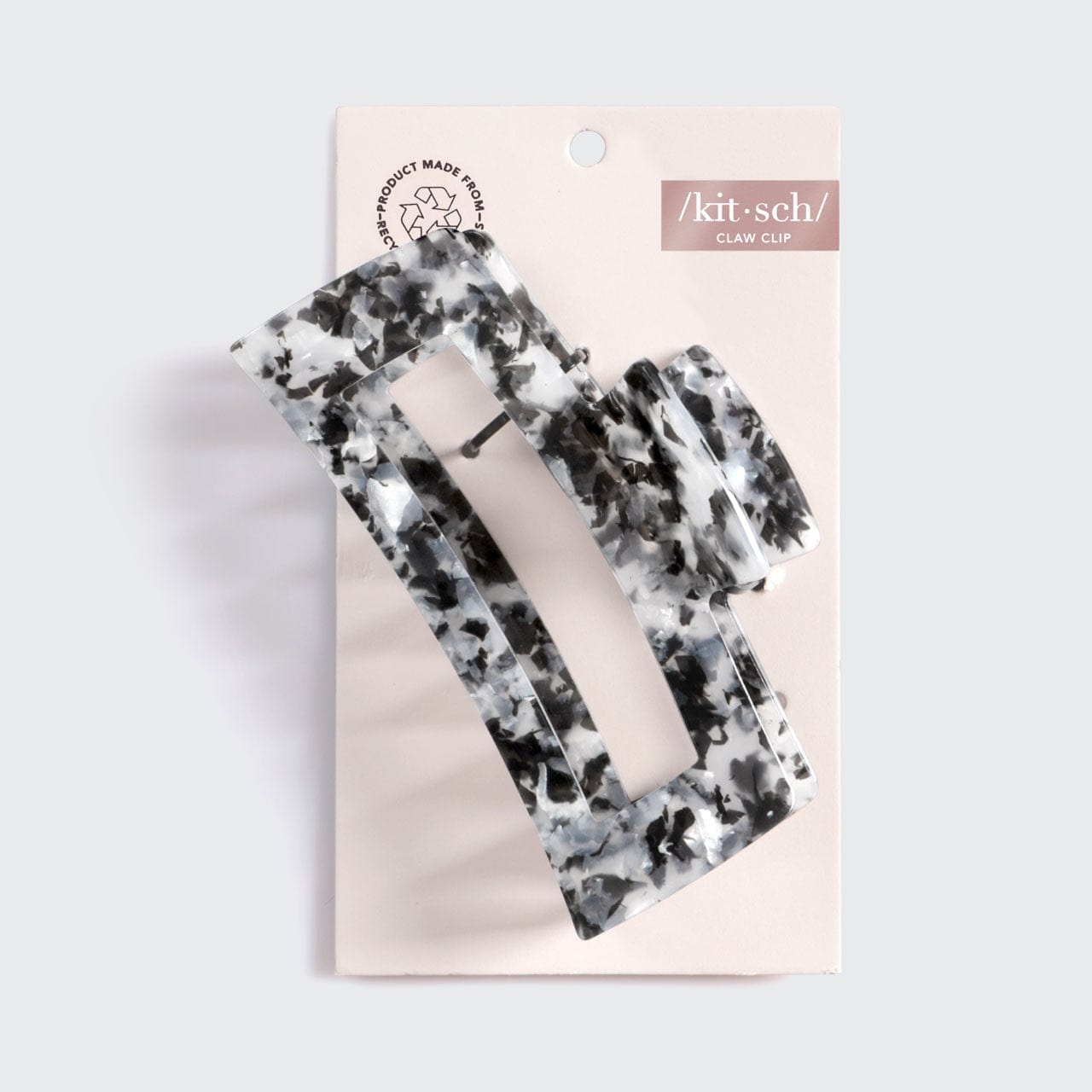 Eco-Friendly Jumbo Open Shape Claw Clip - Black