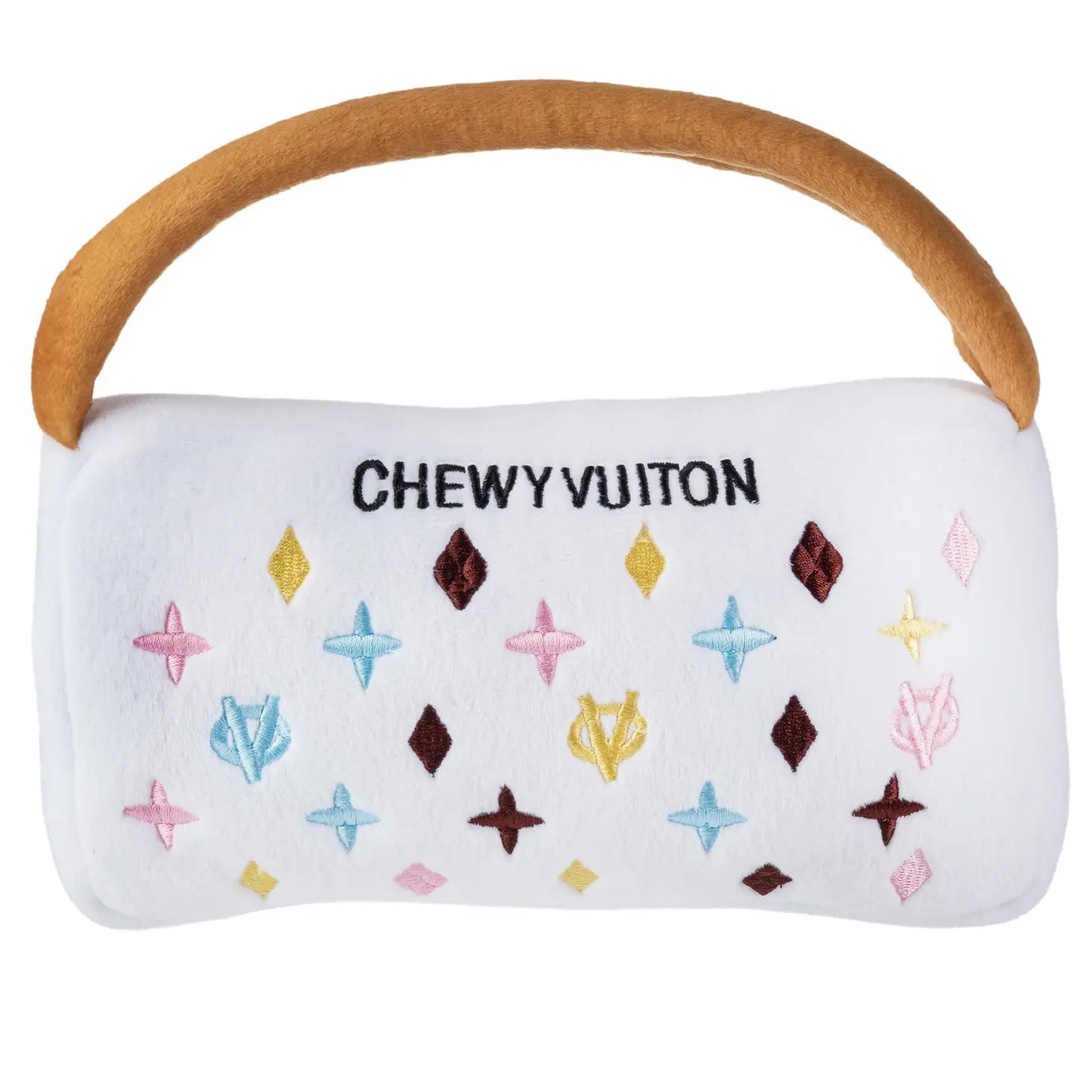 Chewy Vuitton Plush Purse Toy