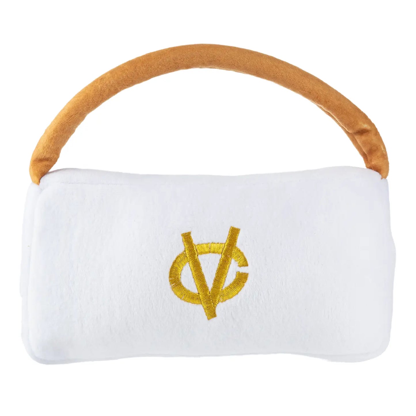 Chewy Vuitton Plush Purse Toy