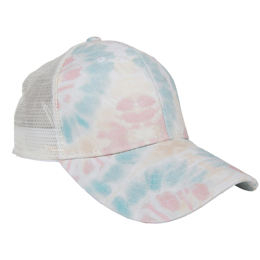 Lake Hair Don't Care TIE DYE Trucker Hat