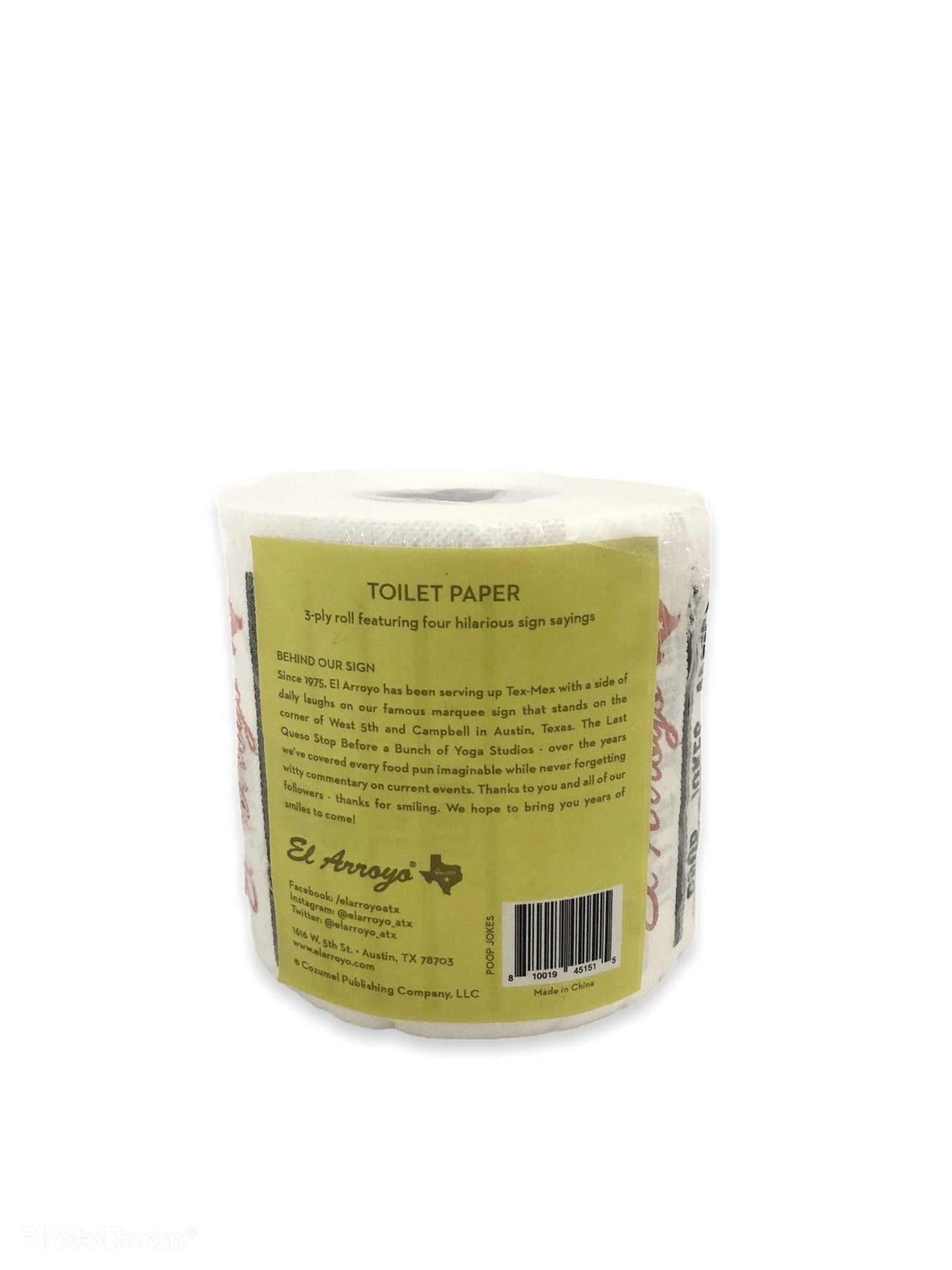 Poop Jokes 3-Ply Toilet Paper (Set of 4)