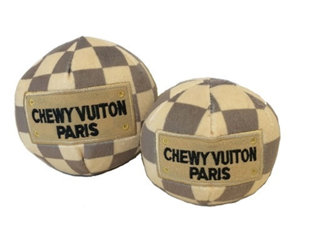 Chewy Vuitton Paris dog ball